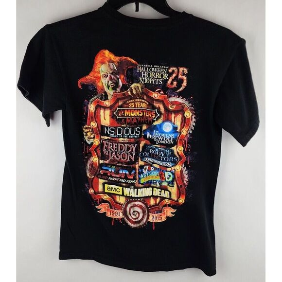Universal Other - Universal Studios Halloween Horror Nights "ALL JACK'D UP" 2015 Shirt Size Small